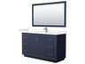 Icon 60" Dark Blue Vanity with 58" Mirror