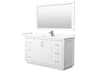 Icon 60" White Vanity with 58" Mirror