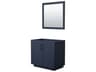 Miranda 35" Dark Blue Vanity with 34" Mirror