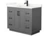 Miranda 42" Dark Gray Vanity