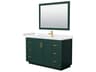 Miranda 54" Green Vanity with 46" Mirror