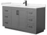 Miranda 60" Dark Gray Vanity
