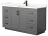 Miranda 60" Dark Gray Vanity
