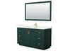 Miranda 60" Green Vanity with 58" Mirror