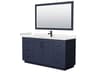 Miranda 66" Dark Blue Vanity with 58" Mirror