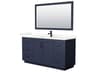 Miranda 66" Dark Blue Vanity with 58" Mirror