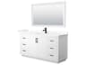 Miranda 66" White Vanity with 58" Mirror
