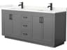 Miranda 72" Dark Gray Vanity