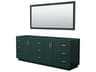 Miranda 83" Green Vanity with 70" Mirror