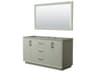 Strada 59" Light Green Vanity with 58" Mirror
