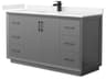 Strada 60" Dark Gray Vanity