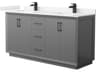 Strada 66" Dark Gray Vanity