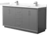 Strada 66" Dark Gray Vanity