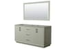 Strada 65" Light Green Vanity with 58" Mirror