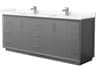Strada 84" Dark Gray Vanity