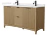 Palmilla 60" Natural Oak Vanity