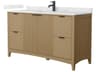 Palmilla 60" Natural Oak Vanity