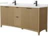 Palmilla 72" Natural Oak Vanity