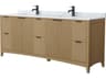 Palmilla 84" Natural Oak Vanity