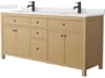 Pendry 72" Tanned Oak Vanity