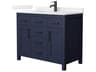 Beckett 42" Dark Blue Vanity