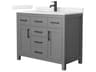Beckett 42" Dark Gray Vanity