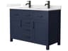 Beckett 48" Dark Blue Vanity