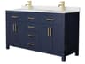 Beckett 60" Dark Blue Vanity