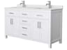 Beckett 60" White Vanity