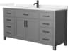 Beckett 66" Dark Gray Vanity