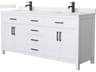 Beckett 72" White Vanity