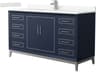 Marlena 60" Dark Blue Vanity
