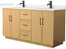 Elan-TK 66" Light Oak Vanity with Toe Kick