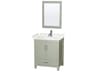 Sheffield 30" Light Green Vanity with 24" Mirror