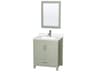 Sheffield 30" Light Green Vanity with 24" Mirror