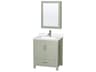 Sheffield 30" Light Green Vanity with Medicine Cabinet