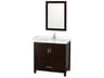 Sheffield 36" Espresso Vanity with 24" Mirror
