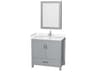 Sheffield 36" Gray Vanity with Medicine Cabinet