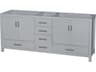 Sheffield 79" Gray Vanity