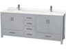 Sheffield 80" Gray Vanity
