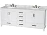 Sheffield 80" White Vanity