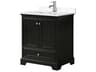 Deborah 30" Dark Espresso Vanity