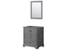 Deborah 29" Dark Gray Vanity with 24" Mirror