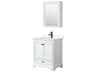 Deborah 30" White Vanity with Medicine Cabinet