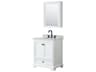 Deborah 30" White Vanity with Medicine Cabinet
