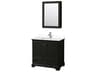 Deborah 36" Dark Espresso Vanity with Medicine Cabinet