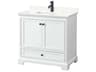 Deborah 36" White Vanity