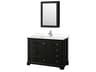 Deborah 48" Dark Espresso Vanity with Medicine Cabinet