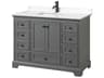 Deborah 48" Dark Gray Vanity