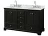 Deborah 60" Dark Espresso Vanity